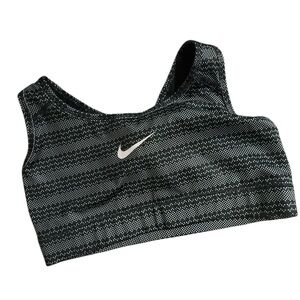 Nike Black and White Dotted Sports Bra